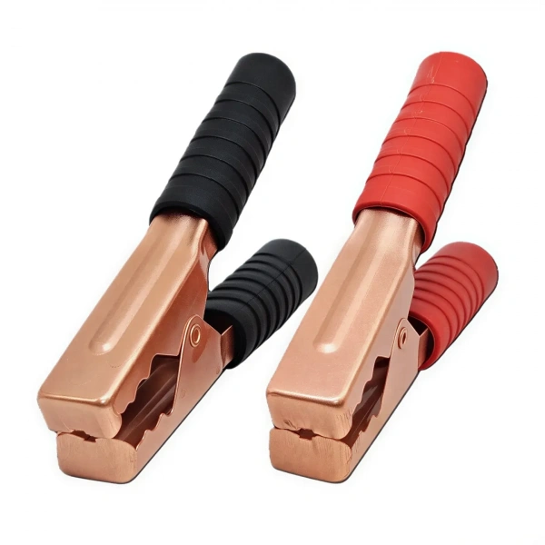 IC-245C 135 mm 300A Akü Maşası Seti - Kırmızı ve Siyah