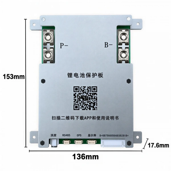 JK B1A8S10P 4S-8S 100A 1A Aktif Balanslı Smart BMS Batarya Koruma Devresi