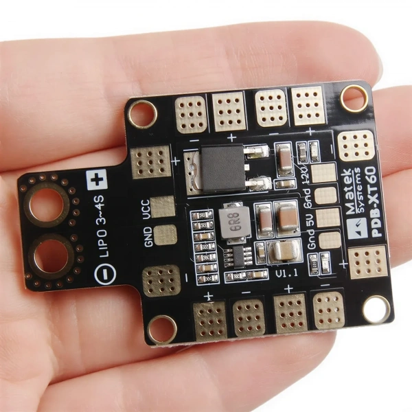 Matek PDB-XT60 5V ve 12V BECli ESC Güç Dağıtım Kartı