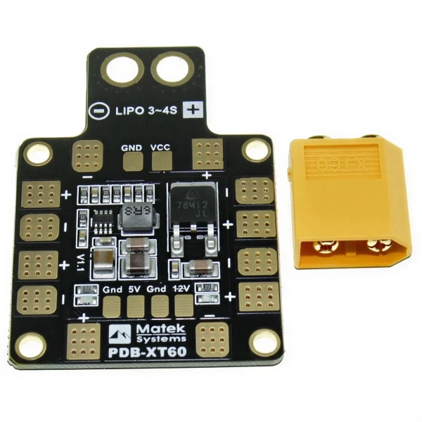 Matek PDB-XT60 5V ve 12V BECli ESC Güç Dağıtım Kartı