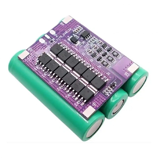OLT 3S 40A Balanslı Li-ion Li-Po BMS Batarya Koruma Devresi - Mor PCB