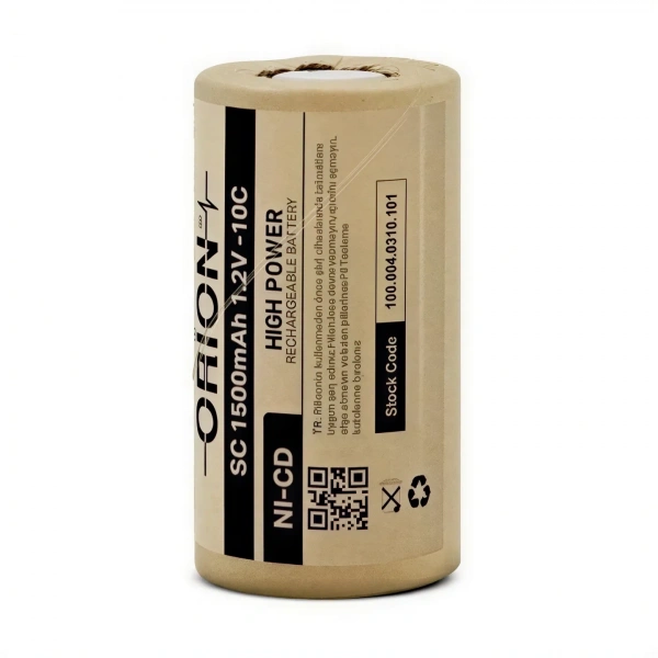 Orion 1.2V Ni-Cd SC 1500mAh 10C Şarj Edilebilir Pil - HP