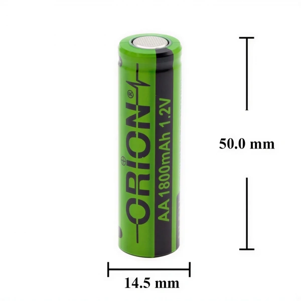 Orion 1.2V Ni-MH AA 1800mAh Düz Kafa Şarj Edilebilir Kalem Pil