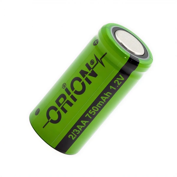Orion 1.2V Ni-MH 2/3AA 750mAh 1C Düz Kafa Şarj Edilebilir Pil
