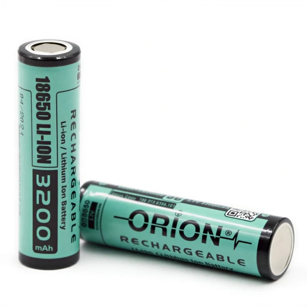 Orion 18650 3.7V 3200mAh 3C Düz Kafa Li-ion Şarj Edilebilir Pil