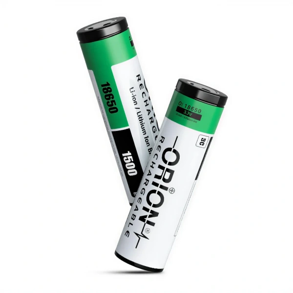 Orion 18650 3.7V 1500mAh 3C Düz Kafa Li-ion Şarj Edilebilir Pil
