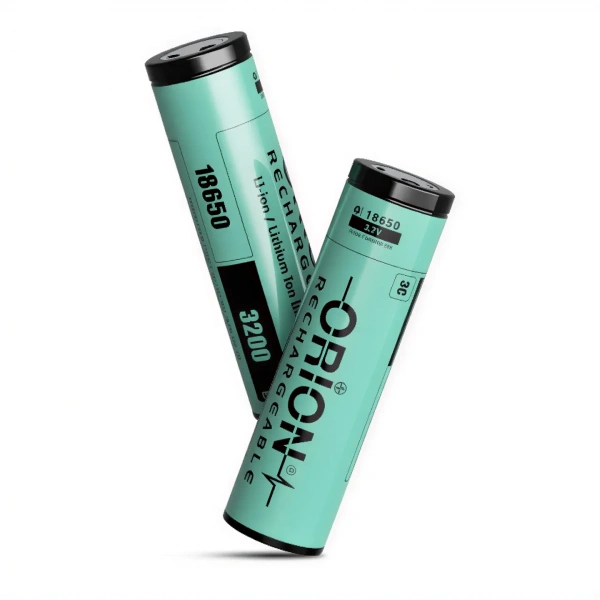Orion 18650 3.7V 3200mAh 3C Düz Kafa Li-ion Şarj Edilebilir Pil