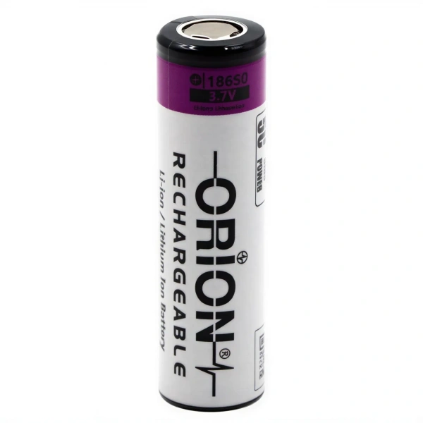 Orion 18650 3.7V 2600mAh 5C Düz Kafa Li-ion Şarj Edilebilir Pil