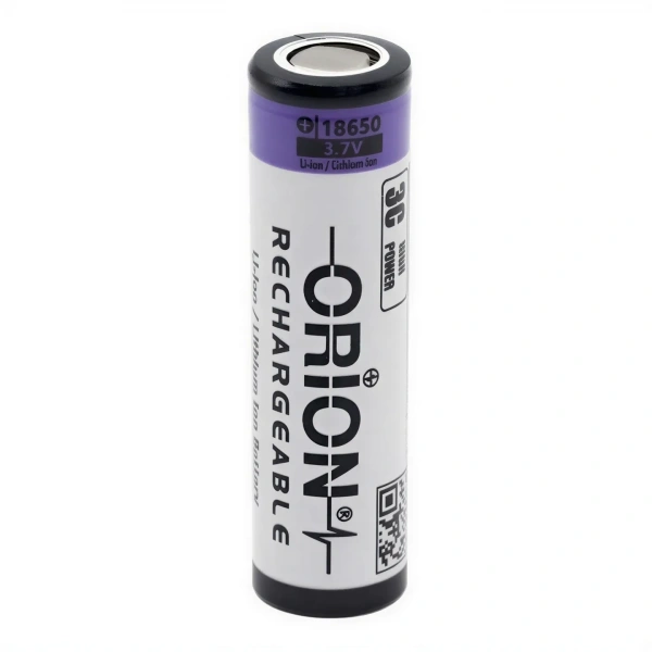 Orion 18650 3.7V 3500mAh 3C Düz Kafa Li-ion Şarj Edilebilir Pil