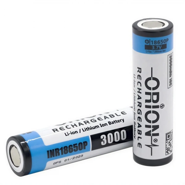 Orion 18650P 3.7V 3000mAh 10C Düz Kafa Li-ion Şarj Edilebilir Pil