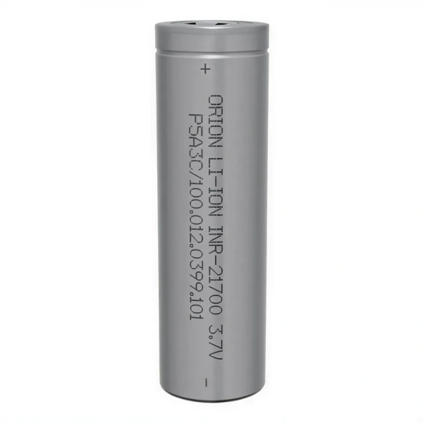 Orion 21700 3.7V 5000mAh 3C Düz Kafa Li-ion Şarj Edilebilir Pil