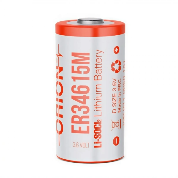 Orion ER34615M 3.6V 13000mAh D Tipi Lityum Pil