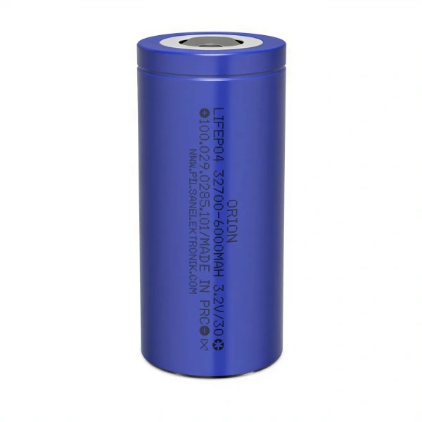 Orion IFR32700 3.2V 6000mAh 3C Düz Kafa LiFePO4 Şarj Edilebilir Pil