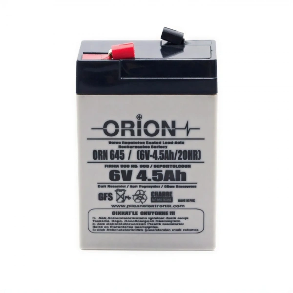 Orion ORN645 6V 4.5Ah Bakımsız Kuru Akü