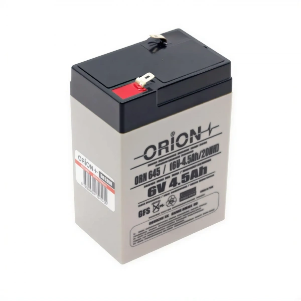 Orion ORN645 6V 4.5Ah Bakımsız Kuru Akü