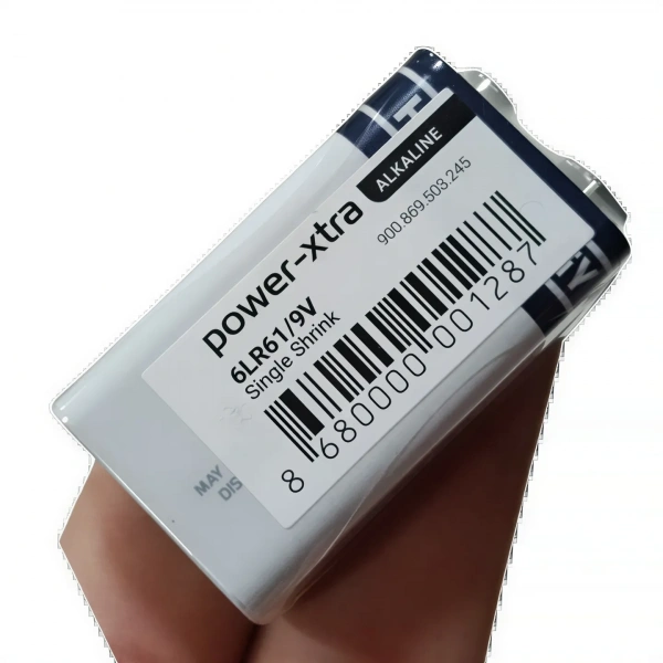 Power-Xtra 6LR61 9V Alkalin Pil Tekli Shrink