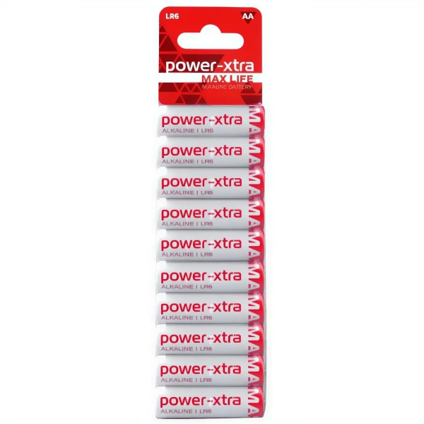 Power-Xtra MaxLife LR06 1.5V Alkalin AA Kalem Pil - 10lu Paket