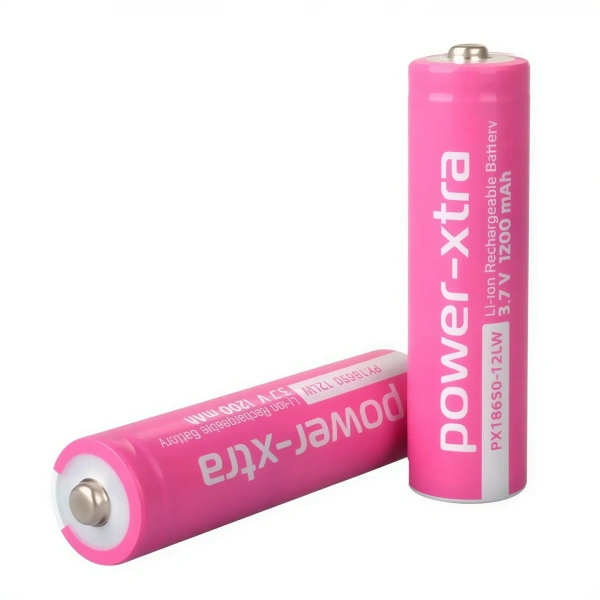 Power-Xtra PX18650-12LW 3.7V 1200 mAh Li-ion Şarjlı Pil - 0.5C