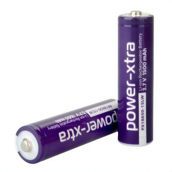 Power-Xtra PX18650-15LW 3.7V 1500 mAh Li-ion Şarjlı Pil - 0.5C