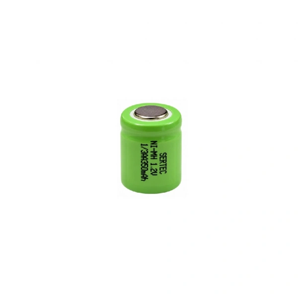 Sertec 1/3AA 1.2V 350mAh Ni-MH Düz Kafa Şarjlı Pil