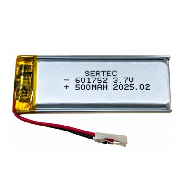 Sertec 601752 3.7V 500mAh Devreli Li-Polymer Pil – 1.5A