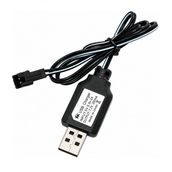Sertec 7.2V Ni-Cd / Ni-MH Oyuncak Bataryası USB Şarj Kablosu
