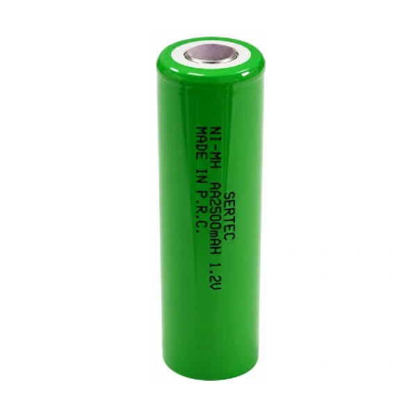 Sertec AA 1.2V 2500mAh Ni-MH Düz Kafa Şarjlı Pil