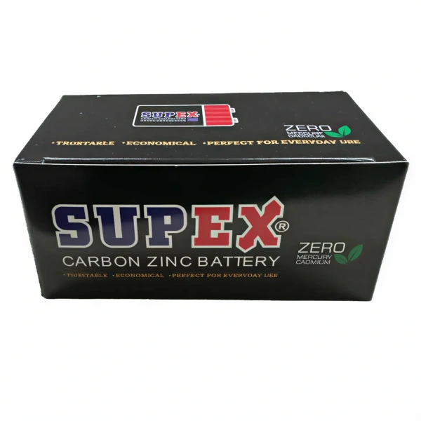 Supex 6F22 9V Çinko Karbon Pil 12li Kutu