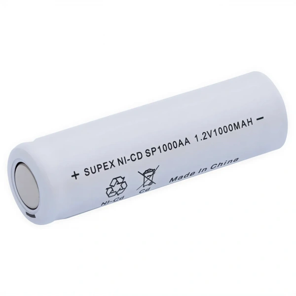 Supex SP1000AA 1.2V 1000mAh Ni-CD Düz Kafa Şarjlı Pil