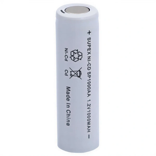 Supex SP1000AA 1.2V 1000mAh Ni-CD Düz Kafa Şarjlı Pil