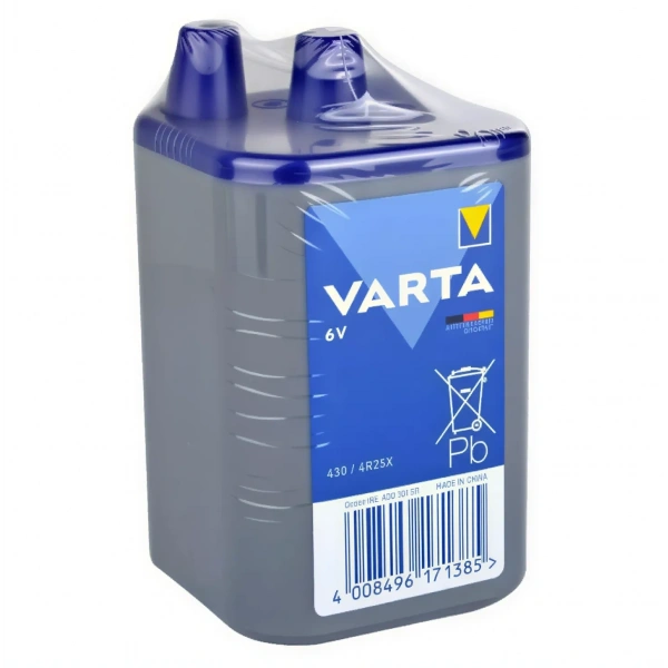 Varta 430 4R25X 6V Yaylı Katot Pil Tekli Shrink