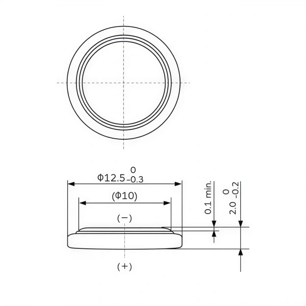 Varta CR1220 3V Lityum Düğme Pil Tekli Kart