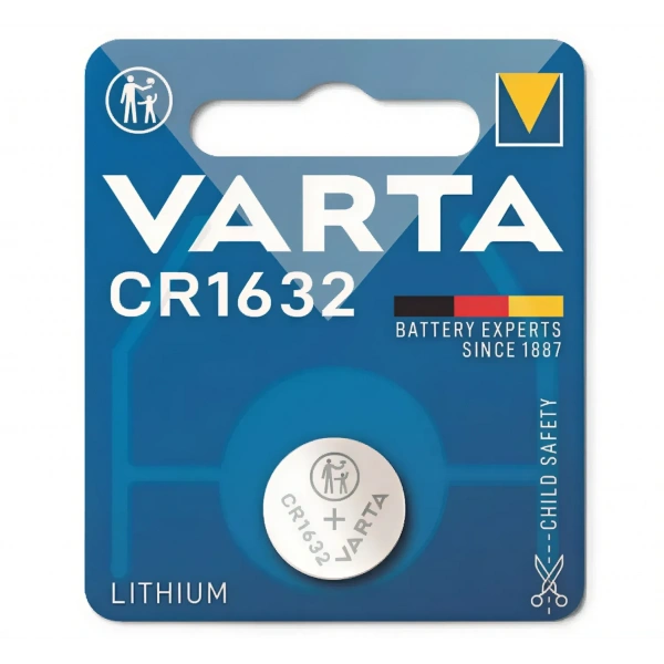 Varta CR1632 3V Lityum Düğme Pil Tekli Kart