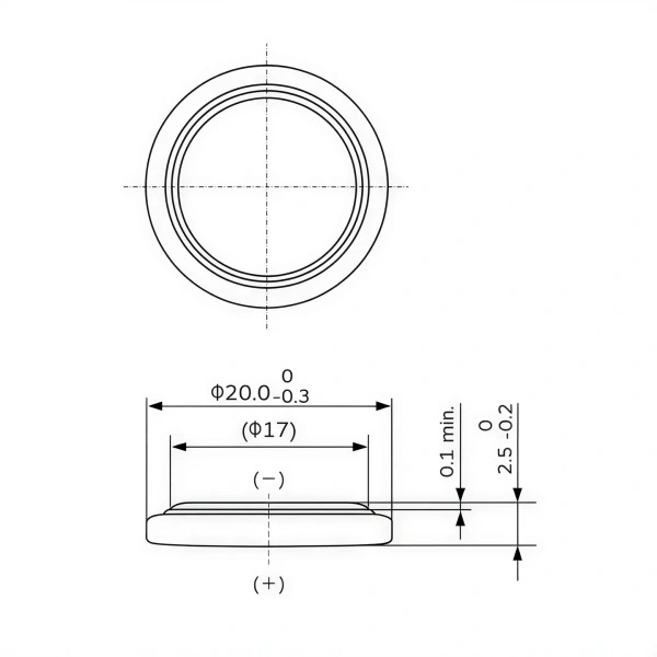 Varta CR2025 3V Lityum Düğme Pil Tekli Kart