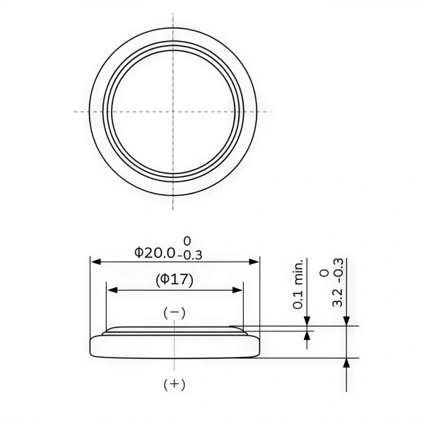 Varta CR2032 3V Lityum Düğme Pil Tekli Kart