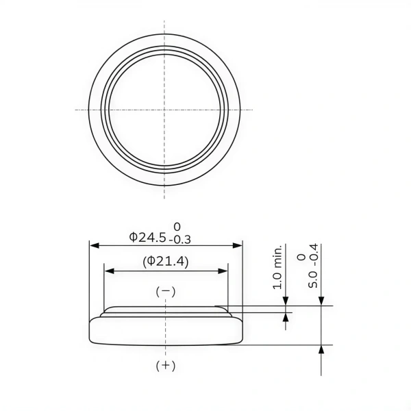 Varta CR2450 3V Lityum Düğme Pil Tekli Kart