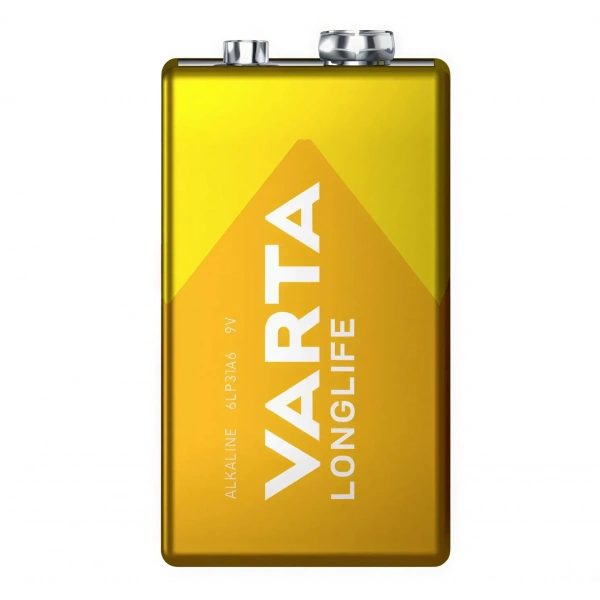 Varta Longlife 9V Alkalin Pil Tekli Paket