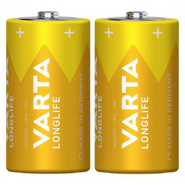 Varta Longlife C Orta Boy 1.5V Alkalin Pil 2li Paket