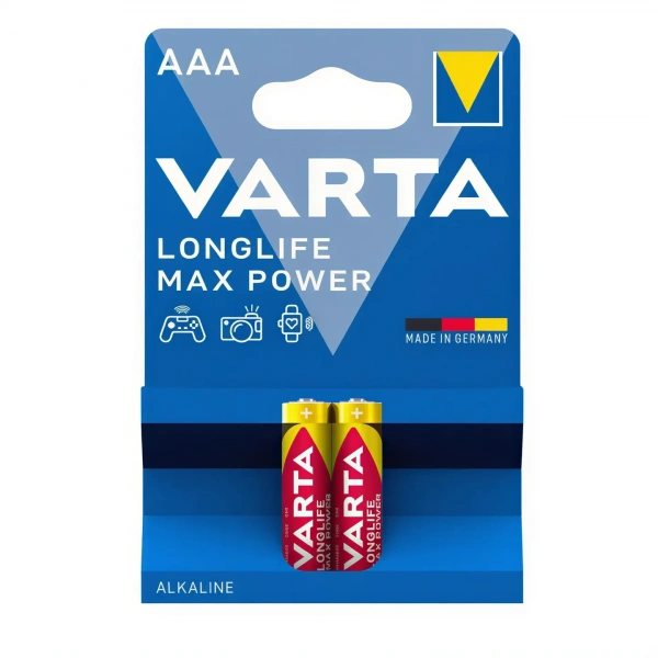 Varta Longlife Max Power R03 AAA 1.5V Alkalin İnce Kalem Pil 2li Paket