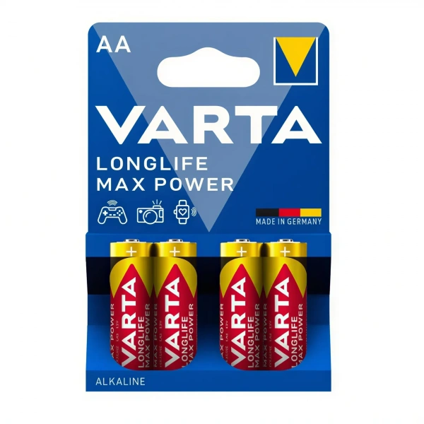 Varta Longlife Max Power R6 AA 1.5V Alkalin Kalem Pil 4lü Paket