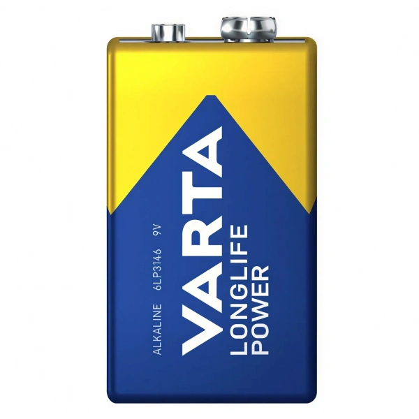 Varta Longlife Power 9V Alkalin Pil Tekli Paket