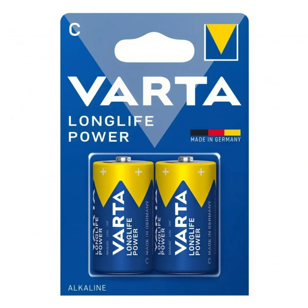 Varta Longlife Power C Orta Boy 1.5V Alkalin Pil 2li Paket