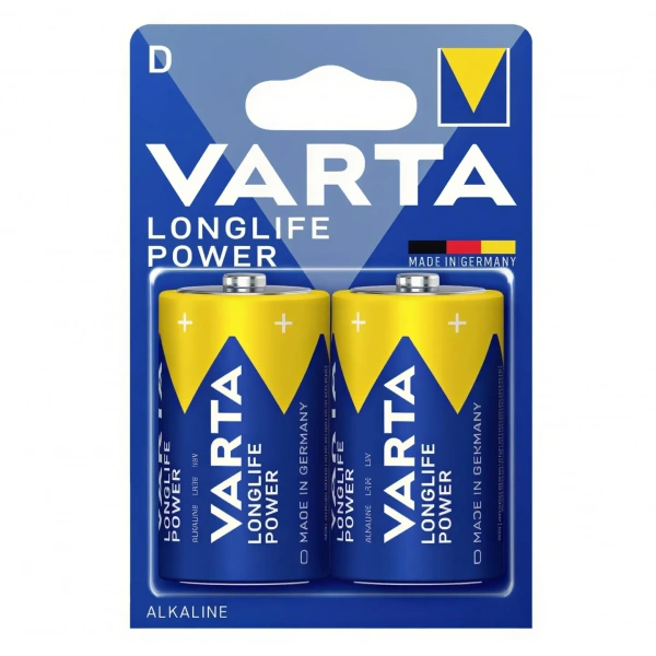 Varta Longlife Power D Büyük Boy 1.5V Alkalin Pil 2li Paket