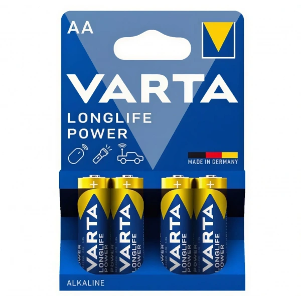 Varta Longlife Power R6 AA 1.5V Alkalin Kalem Pil 4lü Paket