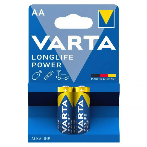 Varta Longlife Power R6 AA 1.5V Alkalin Kalem Pil 2li Paket