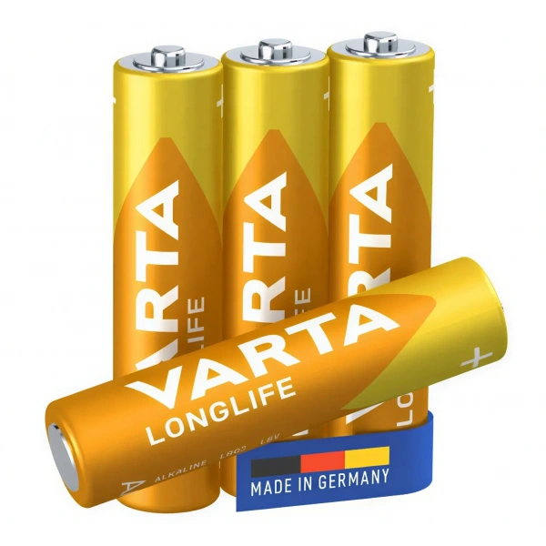 Varta Longlife R03 AAA 1.5V Alkalin İnce Kalem Pil 4lü Paket