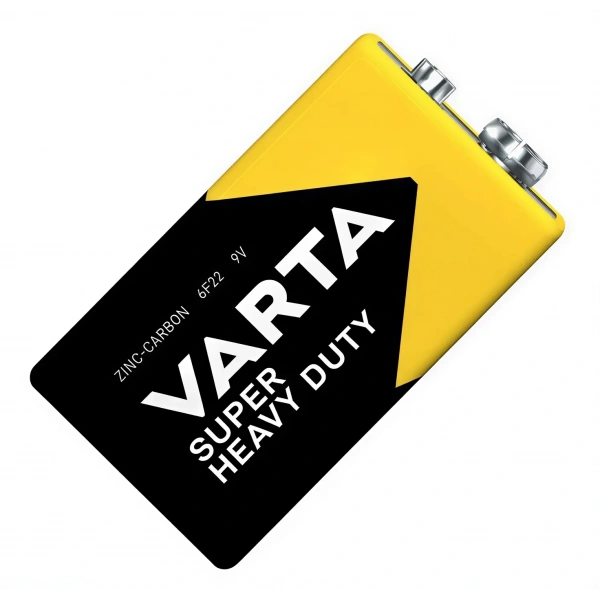 Varta Superlife 9V Çinko Karbon Pil Tekli Paket