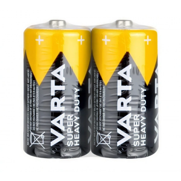 Varta Superlife C Orta Boy 1.5V Çinko Karbon Pil 2li Shrink