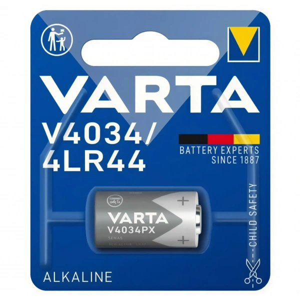 Varta V4034PX 4LR44 6V Alkalin Pil Tekli Kart