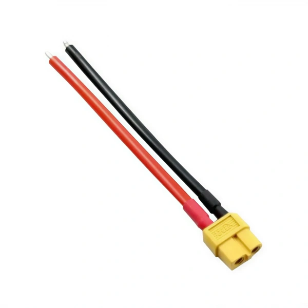 XT60 Dişi Konnektör - 10 cm Silikon Kablolu